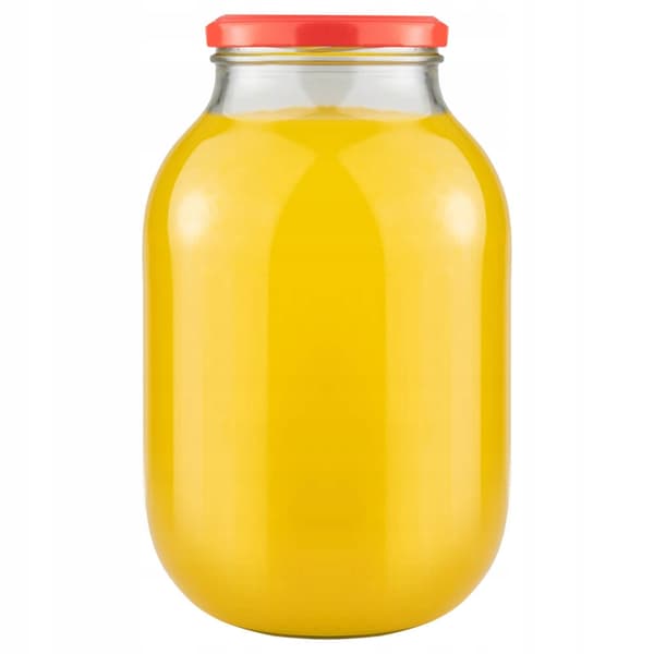6X GLAS 4L KONSERVERINGSLIKØR + LÅG fi100