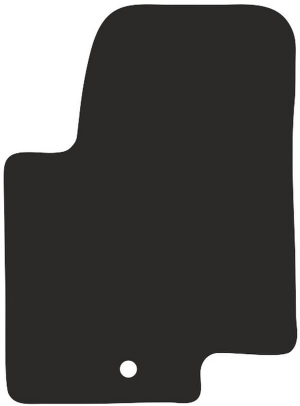 polyamid førermåtte til: Kia Soul I crossover 2009-2013 gummibelagt førermåtte