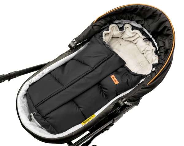COMBI 3in1 -makuupussi Polar musta/beige