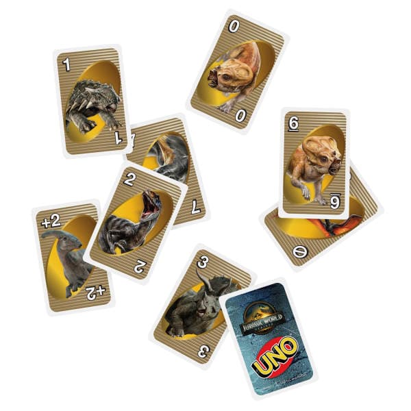 MATTEL Uno - Jurassic World - Återfödelse JFT28