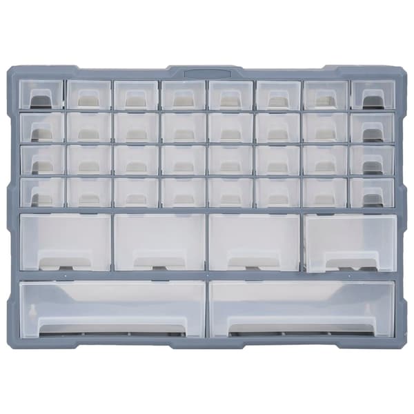 vidaXL organizer med 38 skuffer, 52x16x37,5 cm