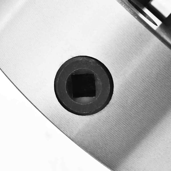 vidaXL Självcentrerande svarvchuck, 4 käftar, 160 mm, stål