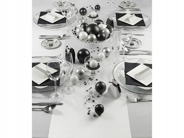 Slät satin, vit, 36 cm x 9 m, 1 st.