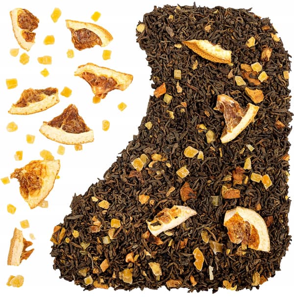 Rød te Pu-erh grapefrugt mango 50g
