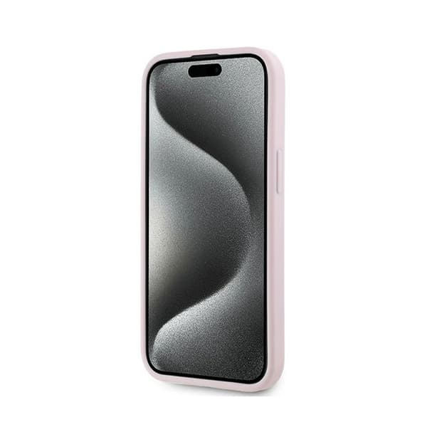 Karl Lagerfeld Diagonal Quilted Script - iPhone 15 / 14 / 13-skal (rosa)