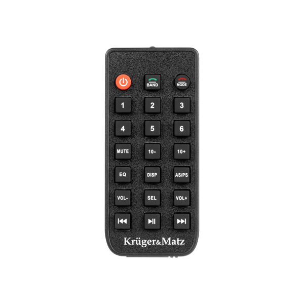 Radio samochodowe Bluetooth Kruger&Matz 1 DIN USB AUX PILOT microSD