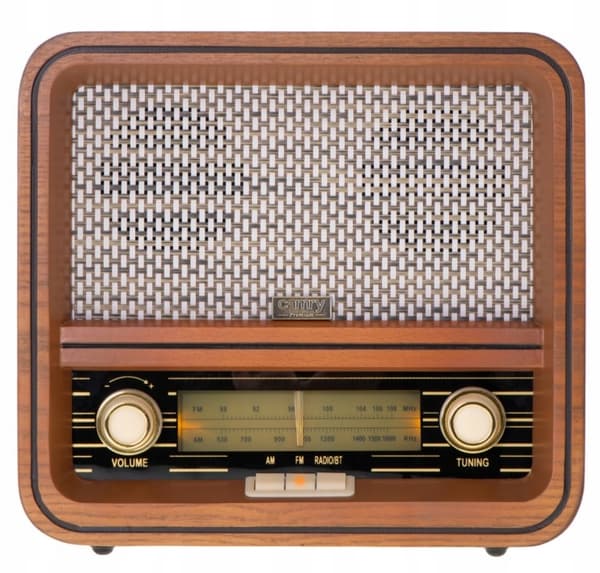Retroradio CAMRY CR 1188 i trä, FM/AM, Bluetooth 5.0