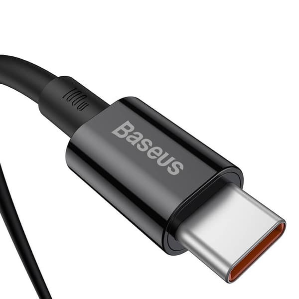 Baseus Superior -sarjan USB-C - USB-C -kaapeli, 100 W, 1 m (musta)