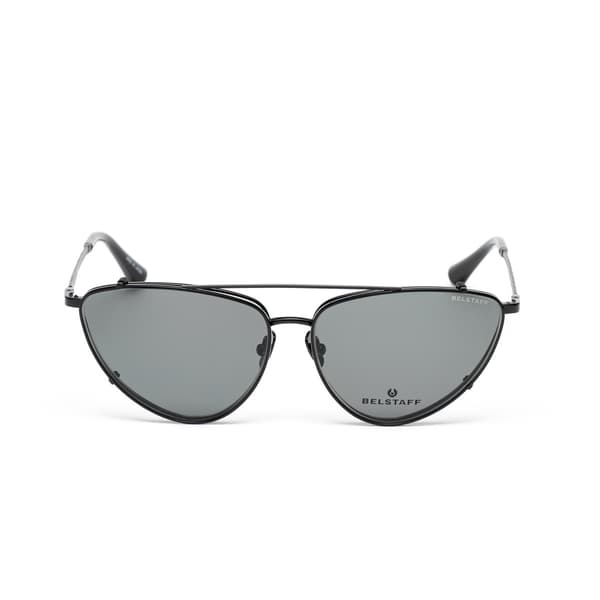 BELSTAFF DELMERESHINYN Briller. VIEW + CLIP-ON, Sort. Dame.