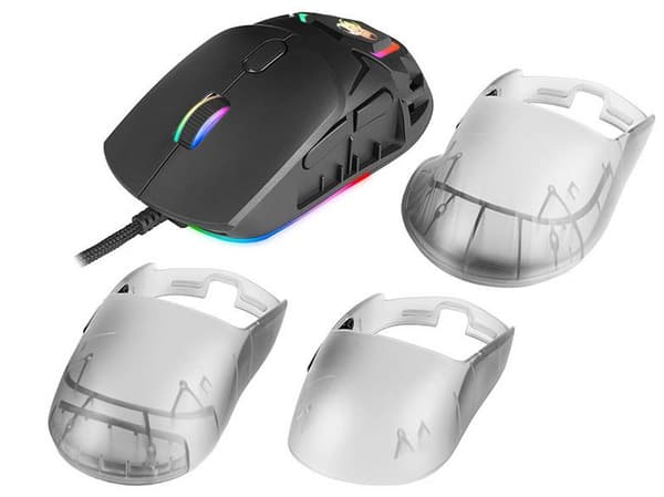 TRACER Gamezone Neon RGB USB-kablet mus