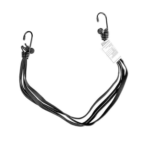 BIKETEC 4-KNÄCKS BAGAGESÄKERHETSREM (BAGAGEEXPANDER) 60CM, SVART
