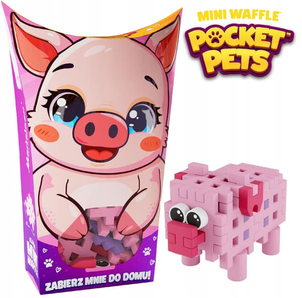 Marioinex Mini Waffle POCKET PETS - GRIS set