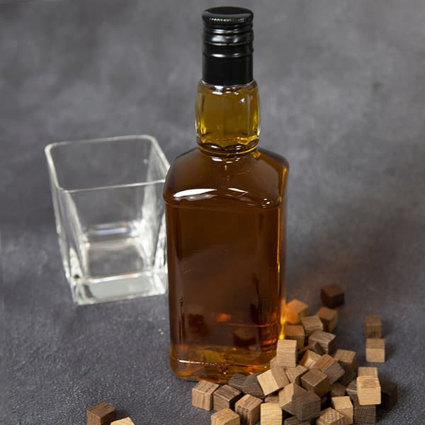 DANIELS 500ml flaska för whisky, brandy, bourbon, 0,5L glasflaskor, hembränt