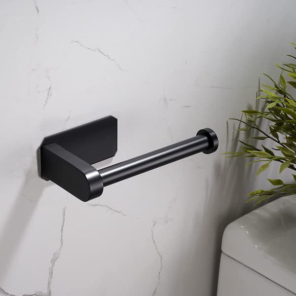 Celes svart handdukshållare i loftstil