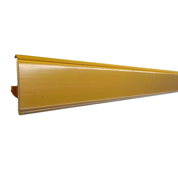 Prislist för hyllplan, insticksmonterad, L-100cm, mörkgrön, N