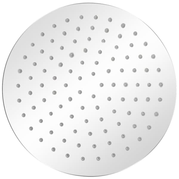 vidaXL brusehoved i rustfrit stål 25 cm rundt