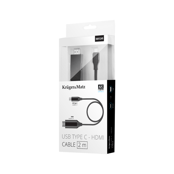 Kruger ja Matz USB-C - HDMI kaapeli
