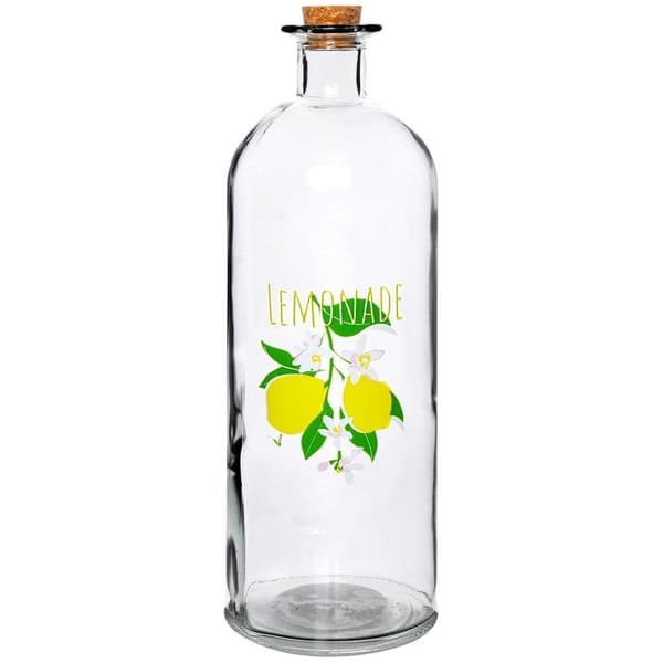 Lasinen pullo limonadille 1 l