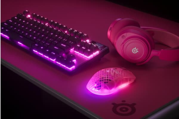 Mus STEELSERIES Aerox 3 Gen 2 Rosa