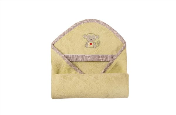 Badöverdrag för baby 100x100 BAMBU grönt