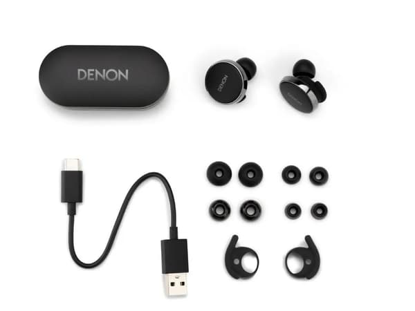 DENON PerL Pro Langattomat Nappikuulokkeet Musta