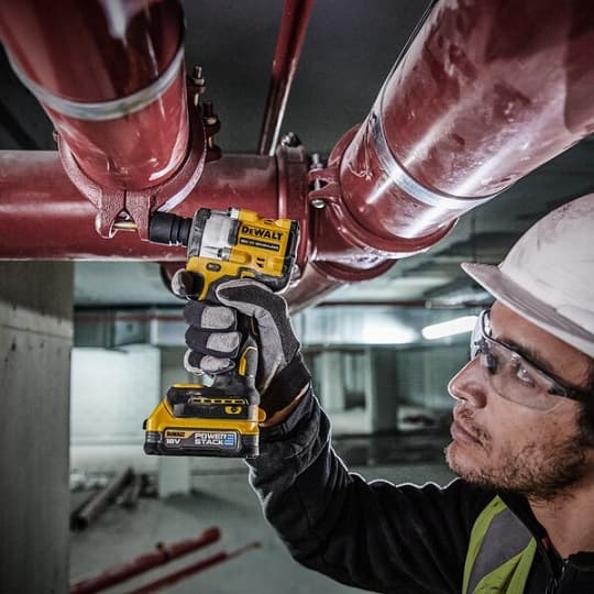 DEWALT SLAGNØGLE 1/2" 18V DCF921P2T 406Nm 2x5.0Ah POWERSTACK TSTAK RING