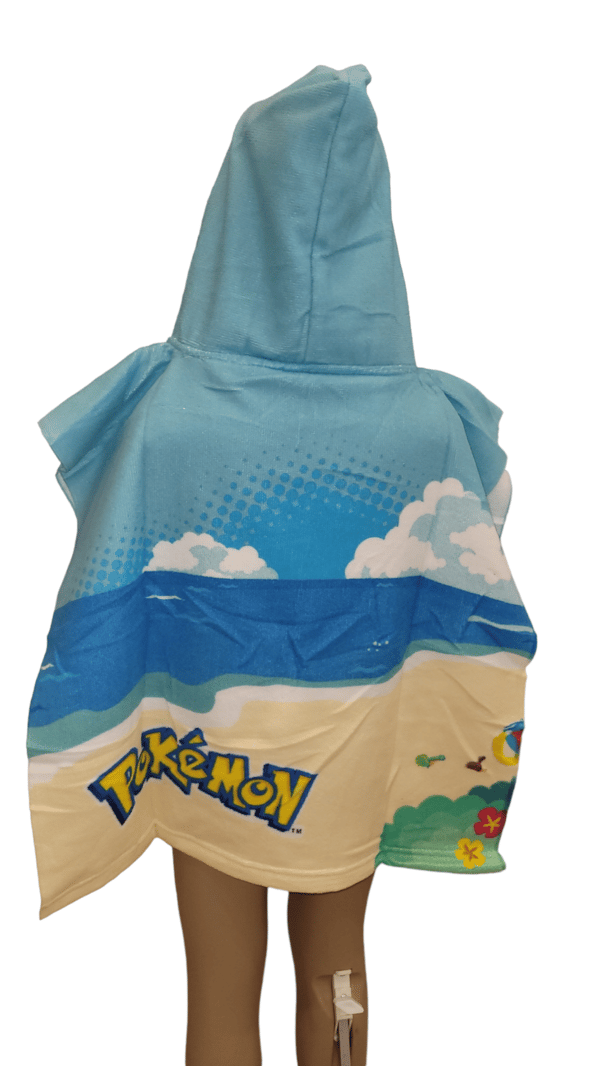 PIKACHU POKEMON Badeponcho med hætte