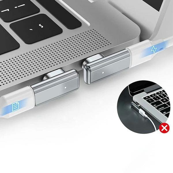 Beline Magnetisk Adapter USB-C 100W Silver/Silver DAC BLNAM01
