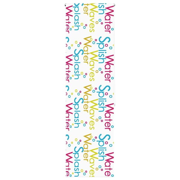 vidaXL Duschrullgardin 60x240 cm Tygbredd 56 cm