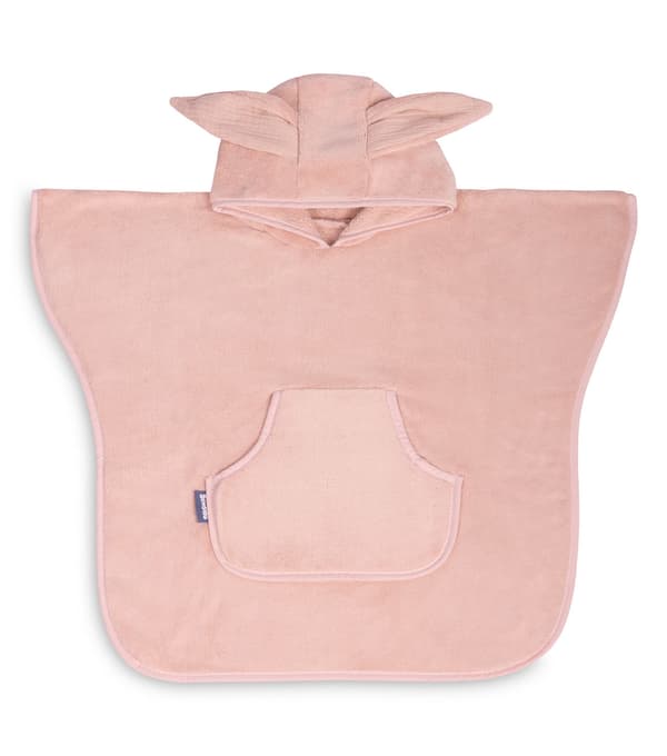 Korallinpunainen kylpyponcho
