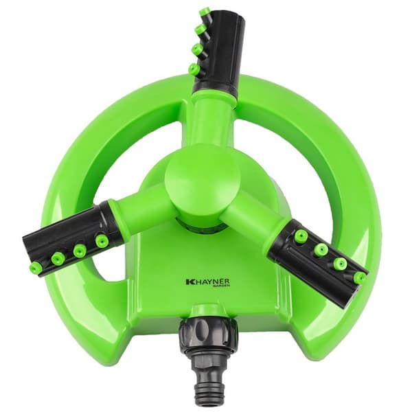 3-armet roterende sprinkler på en Khayner-base