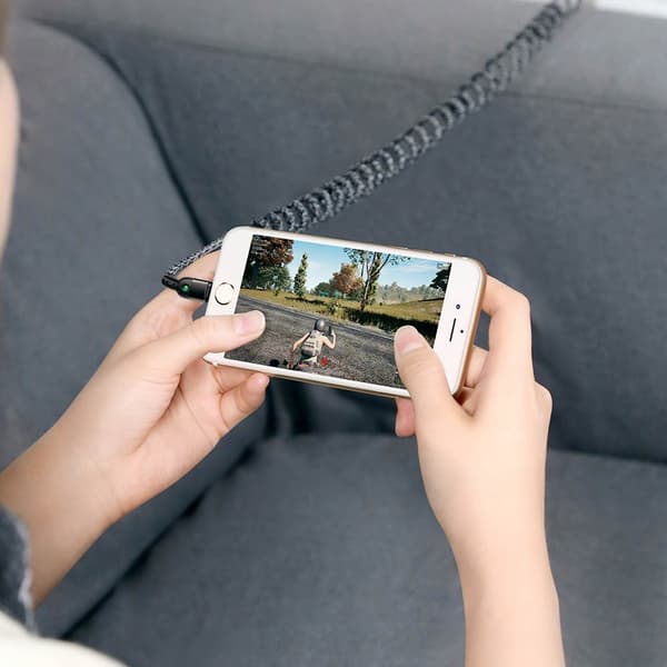 MCDODO USB LIGHTNING KABEL FJEDERSPOLER HURTIG TIL IPHONE 14 LED 2M