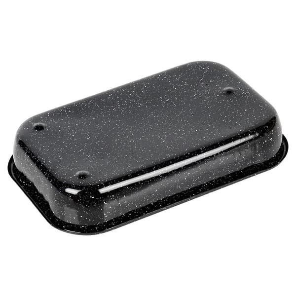 Emaljerad rektangulär ugnspanna 4,8 l, 38x24,5x7 cm