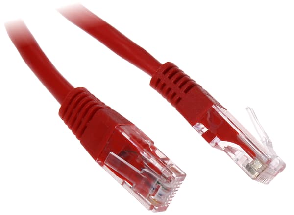 KIINNITYSJOHTO RJ45/6/0.5-PUNAINEN 0.5 m