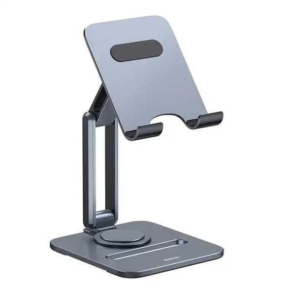 Baseus kokoontaitettava metallinen tablettiteline (harmaa)