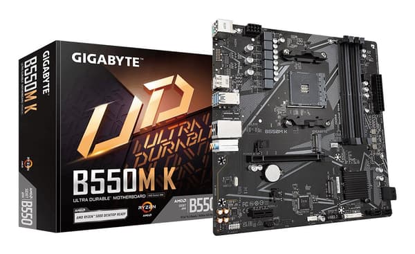 Gigabyte B550M K moderkort