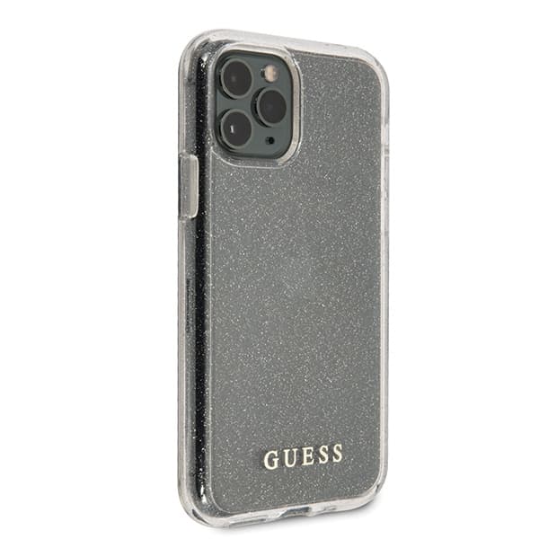 Guess GUHCN58PCGLSI iPhone 11 Pro silver/silver hårt skal Glitter