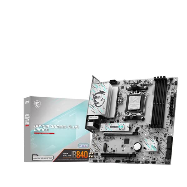 Moderkort MSI B840M GAMING PLUS WIFI6E, AMD B840, Micro ATX
