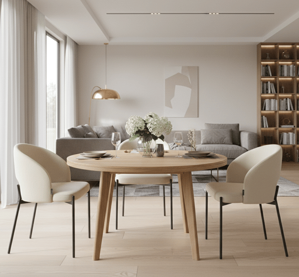 Polstret stol Siena beige velour