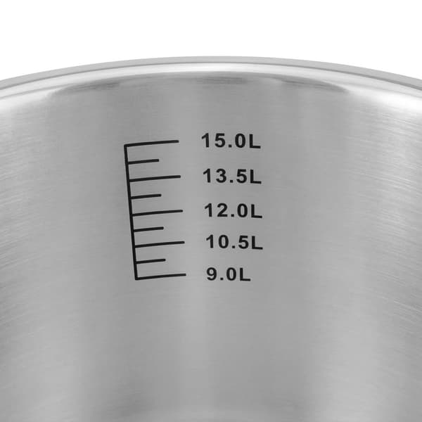 Mega-M PRO gastronomisk gryta med lock 17l diameter 32cm höjd 22cm