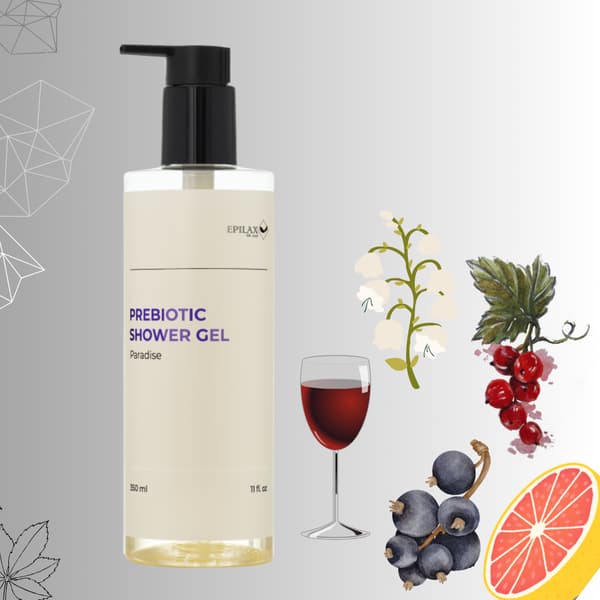 Duschgel med prebiotika Paradise 350 ml