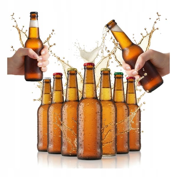 30 x pitkäkaulaista pulloa 0,33 l olutpanimolle, siiderinvalmistuspullo 330 ml olutpullolle