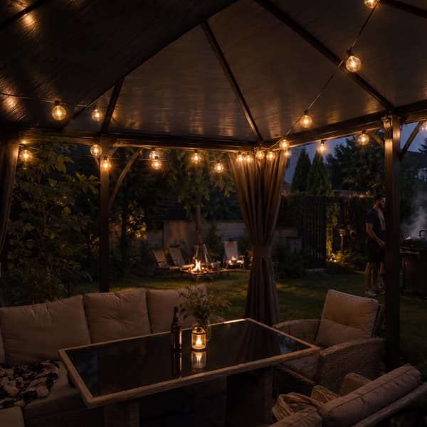 LED SOLUTION - Kauko-ohjattava puutarhaseppele - 20m 36LEDiä
