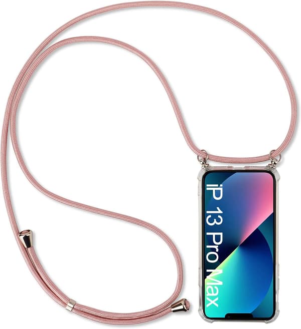 IPHONE 13 PRO MAX ETUI MED PINK STRØM