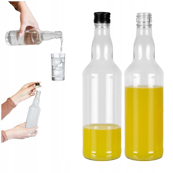 20x MONOPOL-flaskor 500 ml kork + GRID monopolflaska i glas