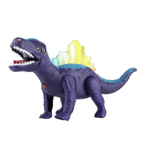 DINOSAUR MED LYS- OG LYDEFFEKTER TIL BØRN, BEVÆGELIGE LYS