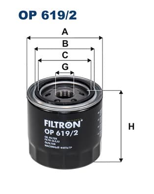 OLIEFILTER OP6192 FILTRON