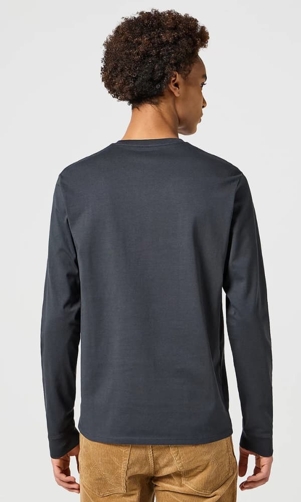 Wrangler LS Graphic Tee långärmad bomullst-shirt logo M