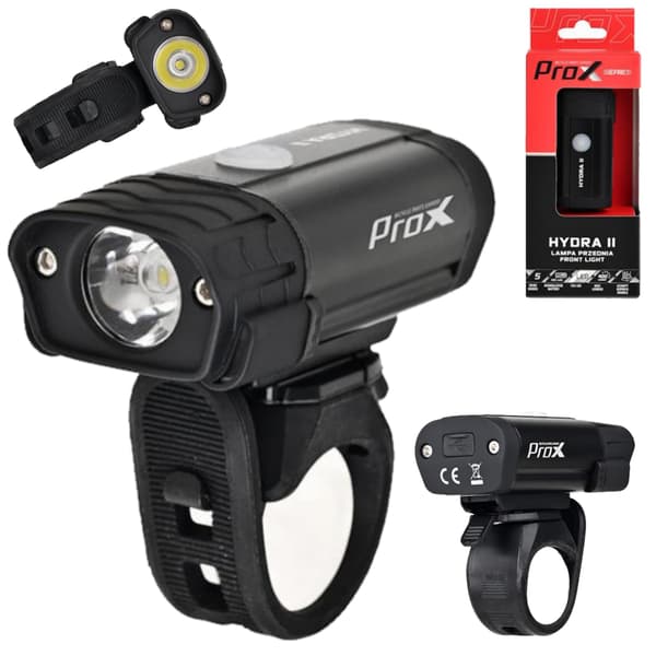 PROX HYDRA II FRAMLAMPA 400Lm, 1100mAh, USB-C