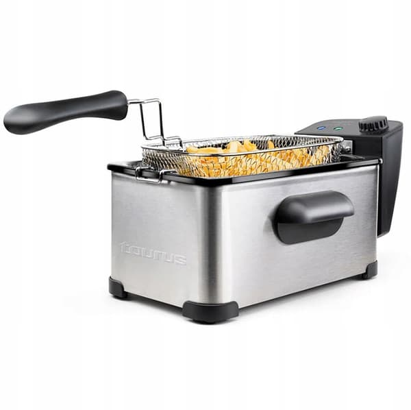 Taurus 973967000 oliefrituregryde, 2000W, 3l, rustfrit stål